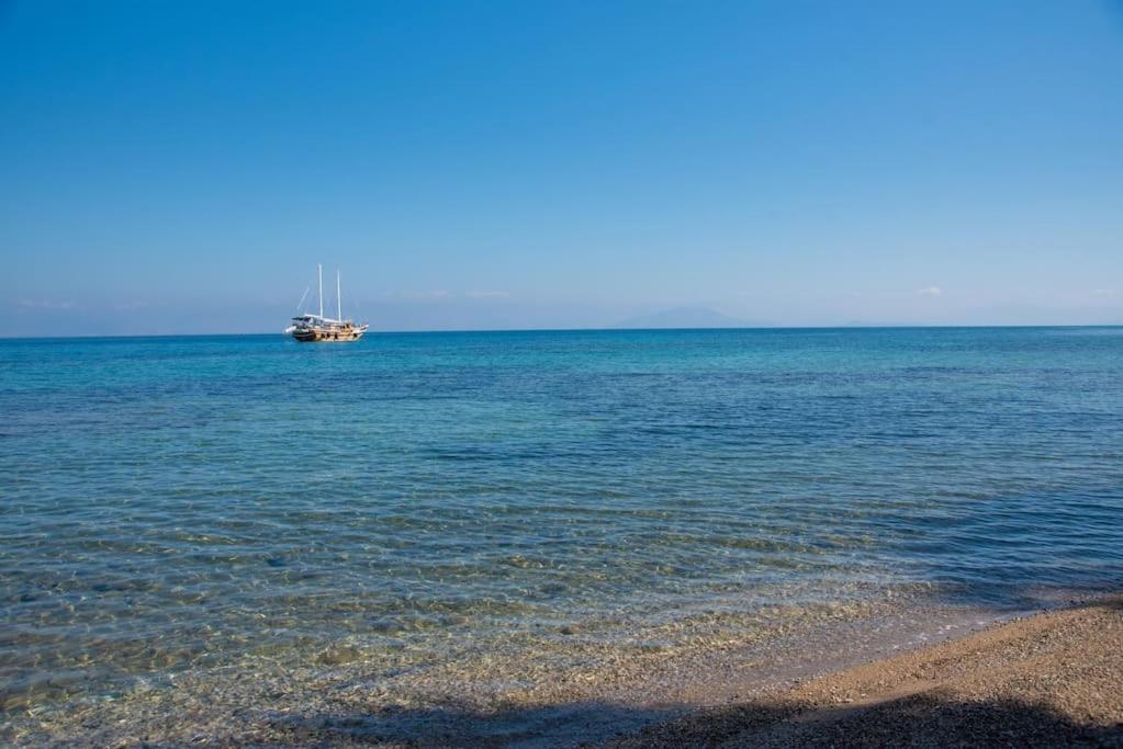 Boukari Blu Studio Boukari Beach Mpoukaris Esterno foto